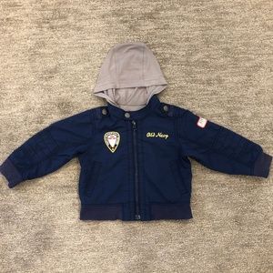 Toddler Jacket with Hood - Toddler Coat - Auto / Car Theme - Size 2T - Old Navy